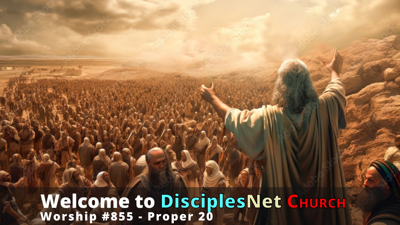 DisciplesNet Worship #855, Proper 20 (Borschel, 09.20.2026)