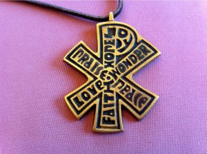 photo of "cross" combining Chi and Rho the first letters of Christ in Greek